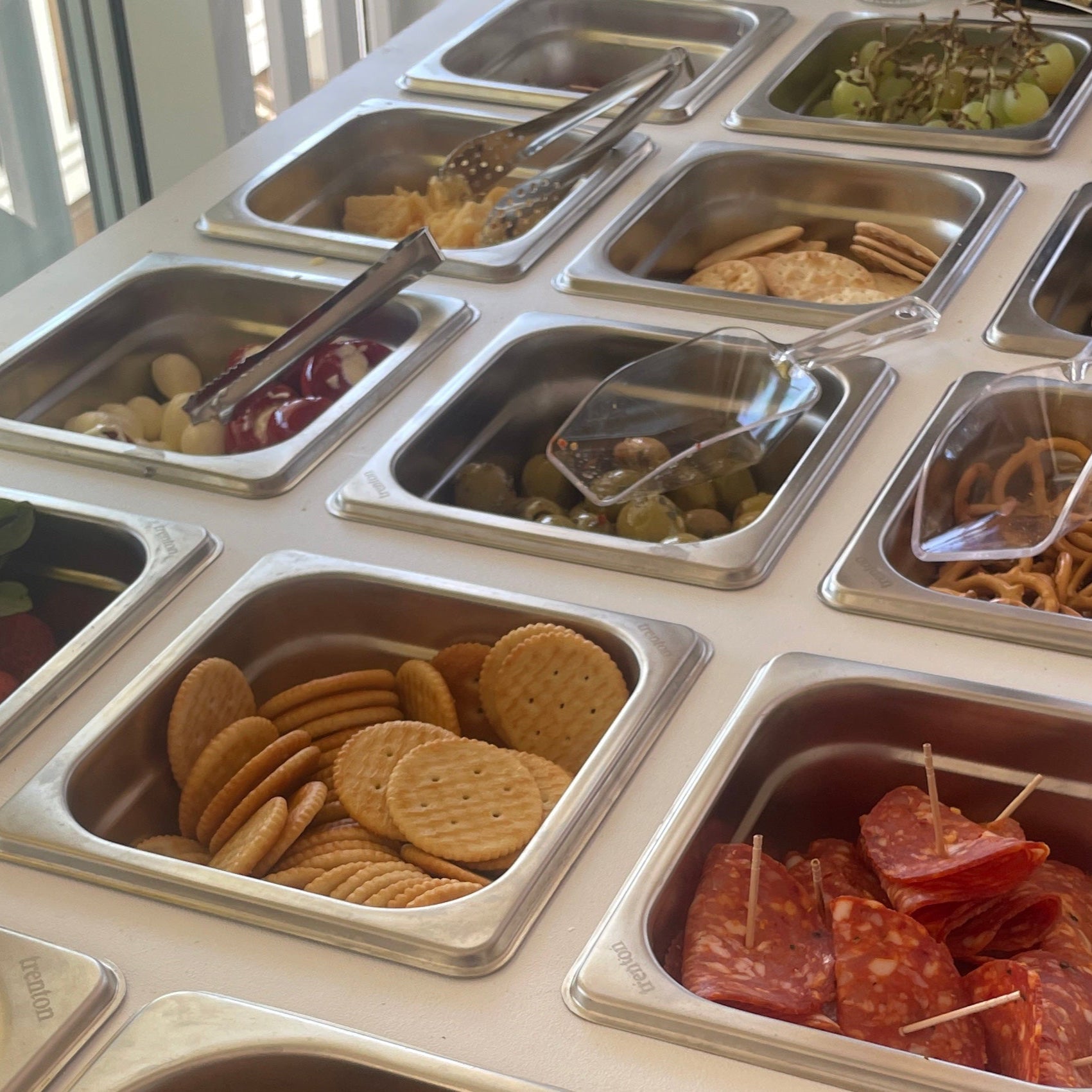 Pop up grazing cart hire