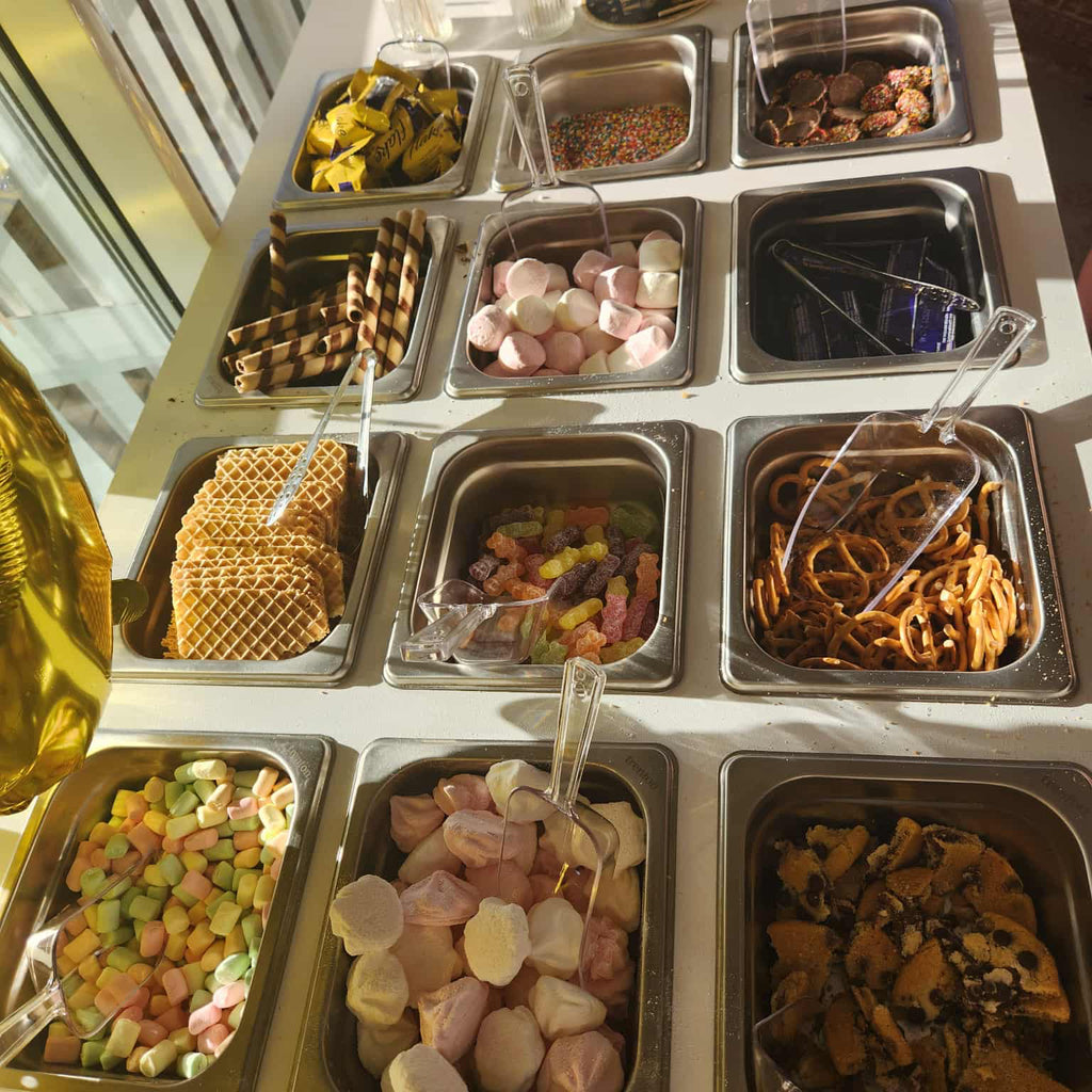 Pop up grazing cart hire
